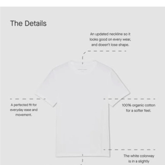 Everlane men’s essential organic crew t-shirt, size S - Picture 5 of 6